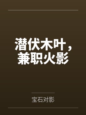 潜伏木叶,兼职火影